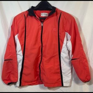 Vintage Wilson Women’s Pink Retro Windbreaker Jacket Tennis M